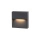 Aplica LED de perete pentru iluminat exterior, lumina ambientala, IP65 Cindy grafit