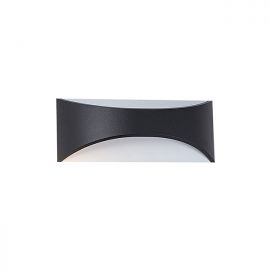 Aplice - Aplica LED de perete pentru iluminat exterior IP65 Ding gri inchis