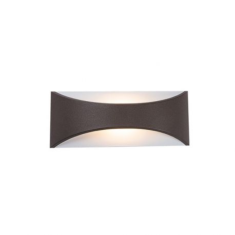 Aplice - Aplica LED de perete pentru iluminat exterior IP65 Ding maro inchis