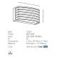 Aplice - Aplica de perete pentru iluminat exterior IP54 Twig maro