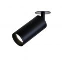 Spot incastrat directionabil design modern Likos negru
