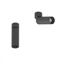 Plafoniere cu spoturi, Spoturi aplicate - Spot LED aplicat directionabil design modern Lian 36 negru mat