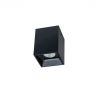 Spot LED aplicat design modern Lidu negru 7,5x7,5cm