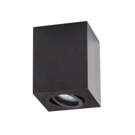 Iluminat interior - Spot aplicat design modern Cinbu negru 9x9cm