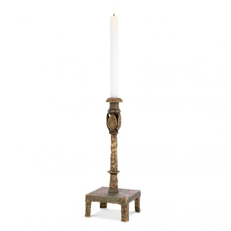 Parfumuri de camera, Idei cadouri, Obiecte decorative - Suport lumanare design LUX Santoro S, alama vintage