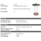 Masute Living - Masuta laterala design LUX cu blat din marmura Zappa