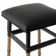 Scaune Bar - Scaun de bar design LUX Princess, alama vintage/ negru