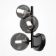 Aplice, corpuri de iluminat pentru pereti - Aplica perete moderna design deosebit Dallas 3 negru