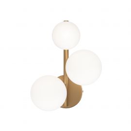 Aplice, corpuri de iluminat pentru pereti - Aplica perete moderna design deosebit Dallas 3 alama