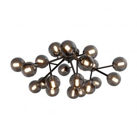 Lustre aplicate - Lustra moderna design deosebit cu 20 de surse de lumina Dallas negru