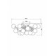 Lustre aplicate - Lustra moderna design deosebit cu 20 de surse de lumina Dallas negru