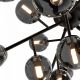 Lustre aplicate - Lustra moderna design deosebit cu 20 de surse de lumina Dallas negru