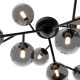 Lustre aplicate - Lustra moderna design deosebit cu 12 de surse de lumina Dallas negru