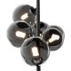 Pendule, Lustre suspendate - Lustra moderna design deosebit cu 6 de surse de lumina Dallas negru