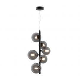 Pendule, Lustre suspendate - Lustra moderna design deosebit cu 6 de surse de lumina Dallas negru