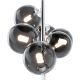 Pendule, Lustre suspendate - Lustra moderna design deosebit cu 6 de surse de lumina Dallas crom