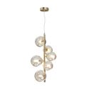 Lustra moderna design deosebit cu 6 de surse de lumina Dallas auriu