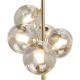 Pendule, Lustre suspendate - Lustra moderna design deosebit cu 6 de surse de lumina Dallas auriu