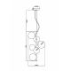 Pendule, Lustre suspendate - Lustra moderna design deosebit cu 6 de surse de lumina Dallas alama