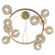 Candelabre, Lustre - Lustra moderna design deosebit cu 11 de surse de lumina Dallas auriu