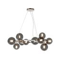 Lustra moderna design deosebit cu 11 de surse de lumina Dallas crom