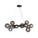 Candelabre, Lustre - Lustra moderna design deosebit cu 11 de surse de lumina Dallas negru