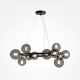 Candelabre, Lustre - Lustra moderna design deosebit cu 11 de surse de lumina Dallas negru