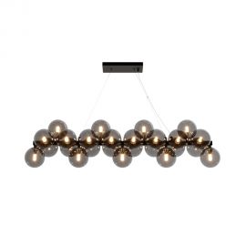Candelabre, Lustre - Lustra moderna design deosebit cu 25 de surse de lumina Dallas negru