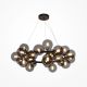 Candelabre, Lustre - Lustra moderna design deosebit cu 25 de surse de lumina Dallas negru