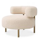 Fotoliu design LUX Thompson, Lyssa Faux shearling