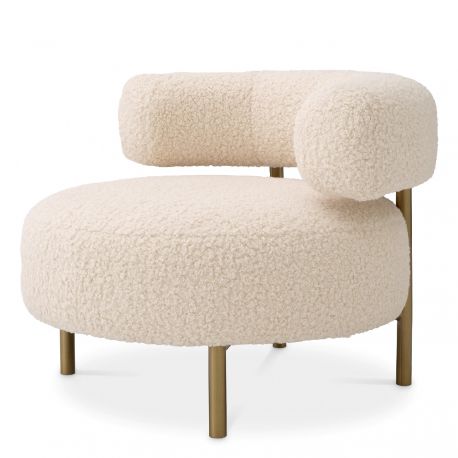 Fotolii - Fotoliu design LUX Thompson, Lyssa Faux shearling