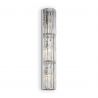 Aplica de perete design neoclasic Facet crom, 75cm