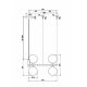 Pendule, Lustre suspendate - Lustra suspendata design circular RING alama