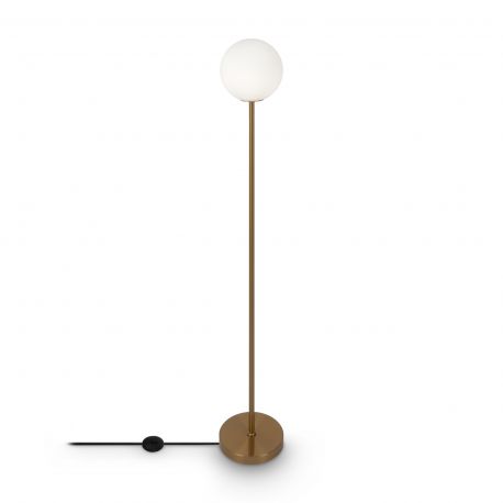 Lampadare - Lampadar, Lampa de podea moderna RING alama