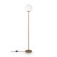 Lampadare - Lampadar, Lampa de podea moderna RING alama