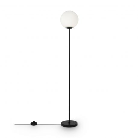 Lampadare - Lampadar, Lampa de podea moderna RING negru