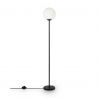 Lampadar, Lampa de podea moderna RING negru