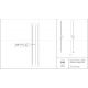 Aplice, corpuri de iluminat pentru pereti - Aplica de perete LED design liniar Pars