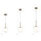 Pendule, Lustre suspendate - Lustra, Pendul design modern Basic form auriu, diametru 15cm