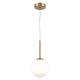 Pendule, Lustre suspendate - Lustra, Pendul design modern Basic form auriu, diametru 15cm