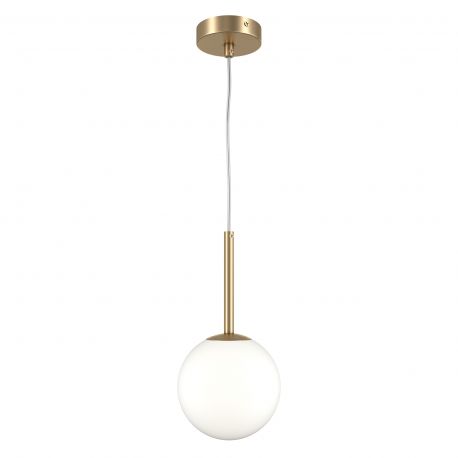 Pendule, Lustre suspendate - Lustra, Pendul design modern Basic form auriu, diametru 15cm
