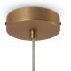 Pendule, Lustre suspendate - Lustra, Pendul design modern Basic form auriu, diametru 18cm