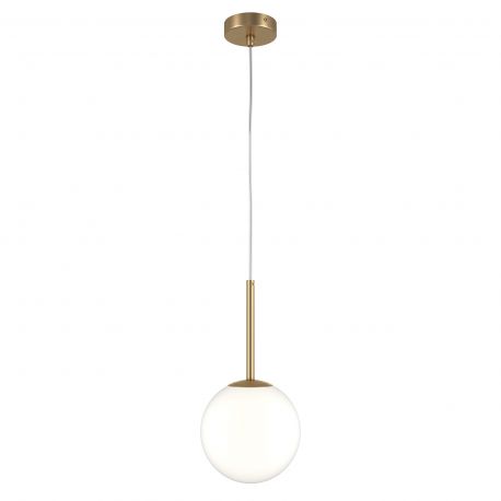 Pendule, Lustre suspendate - Lustra, Pendul design modern Basic form auriu, diametru 18cm
