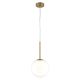 Pendule, Lustre suspendate - Lustra, Pendul design modern Basic form auriu, diametru 20cm