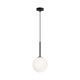 Pendule, Lustre suspendate - Lustra, Pendul design modern Basic form negru, diametru 15cm