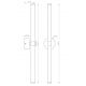 Aplice, corpuri de iluminat pentru pereti - Aplica de perete LED design high-tech minimalist Axis alama