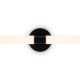Aplice, corpuri de iluminat pentru pereti - Aplica de perete LED design high-tech minimalist Axis negru