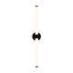 Aplica de perete LED design high-tech minimalist Axis negru