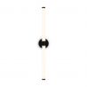 Aplica de perete LED design high-tech minimalist Axis negru