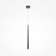 Pendule, Lustre suspendate - Pendul LED design modern Cascade negru 6,5cm